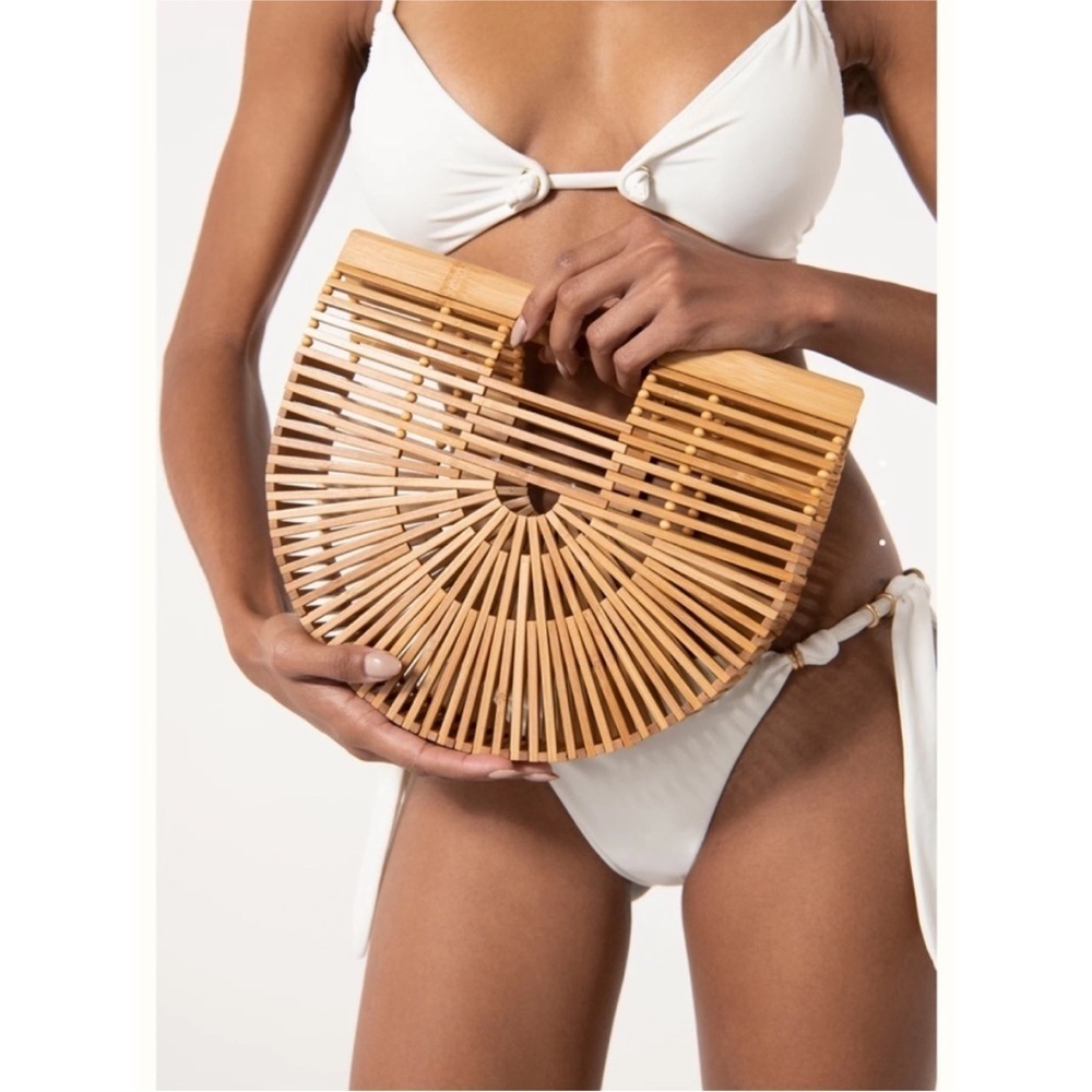 Cult Gaia Natural Bamboo Ark Bag - Picture 2 of 9